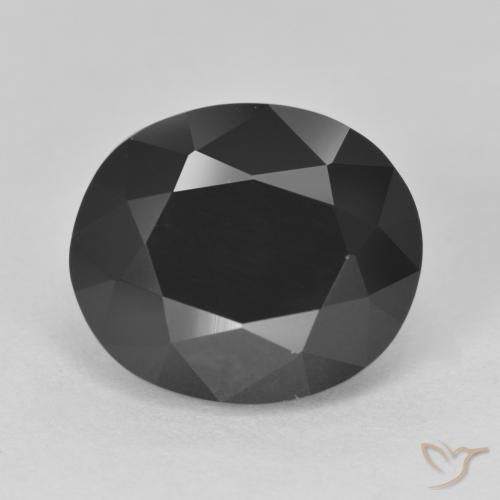 8.05ct Натуральный Шерл Турмалин, Овал, Непрозрачный