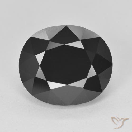 11.10ct Натуральный Шерл Турмалин, Овал, Непрозрачный