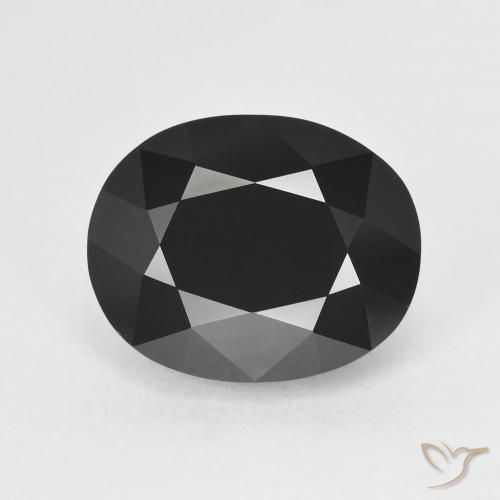 6.23ct Натуральный Шерл Турмалин, Овал, Непрозрачный