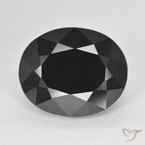 13.51ct Натуральный Шерл Турмалин, Овал, Непрозрачный
