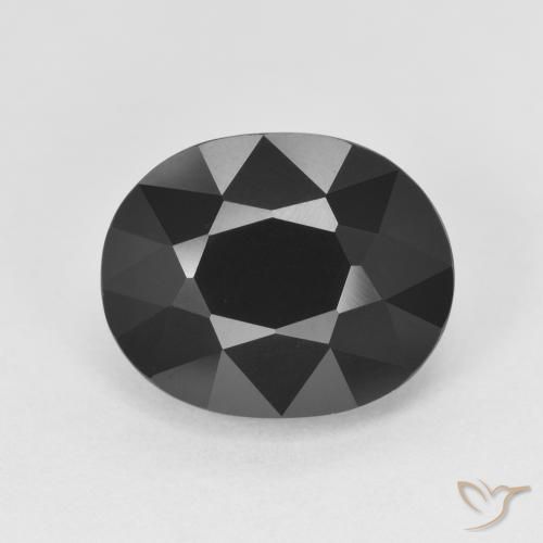 5.80ct Натуральный Шерл Турмалин, Овал, Непрозрачный