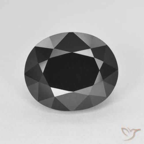 6.23ct Натуральный Шерл Турмалин, Овал, Непрозрачный