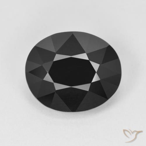 5.23ct Натуральный Шерл Турмалин, Овал, Непрозрачный