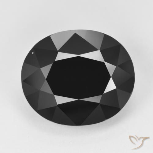 12.70ct Натуральный Шерл Турмалин, Овал, Непрозрачный