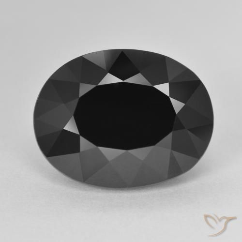 11.12ct Натуральный Шерл Турмалин, Овал, Непрозрачный