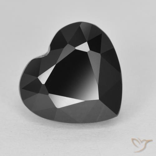 6.03ct Натуральный Шерл Турмалин, Сердце, Непрозрачный