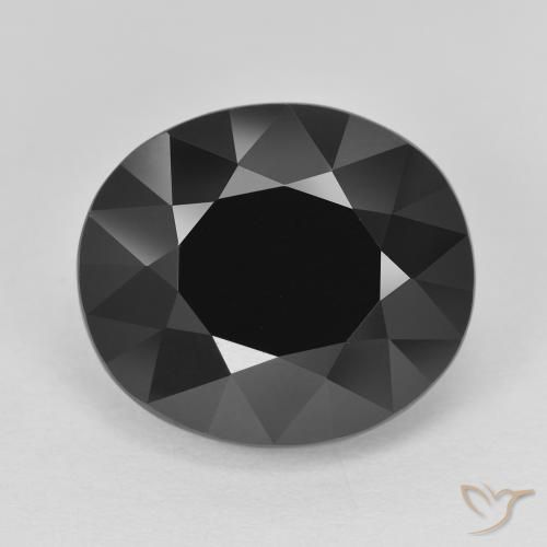 12.17ct Натуральный Шерл Турмалин, Овал, Непрозрачный