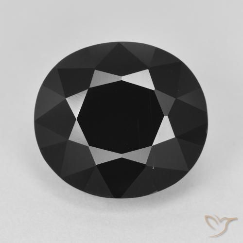 8.99ct Натуральный Шерл Турмалин, Овал, Непрозрачный