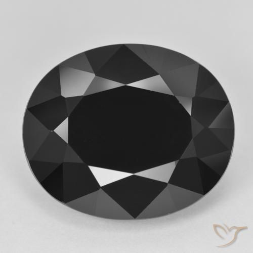 28.39ct Натуральный Шерл Турмалин, Овал, Непрозрачный