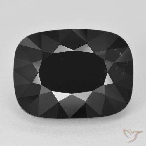 12.55ct Натуральный Шерл Турмалин, Подушка, Непрозрачный