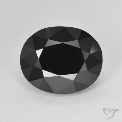 6.64ct Натуральный Шерл Турмалин, Овал, Непрозрачный