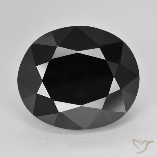 16.70ct Натуральный Шерл Турмалин, Овал, Непрозрачный