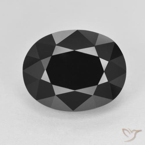 9.76ct Натуральный Шерл Турмалин, Овал, Непрозрачный