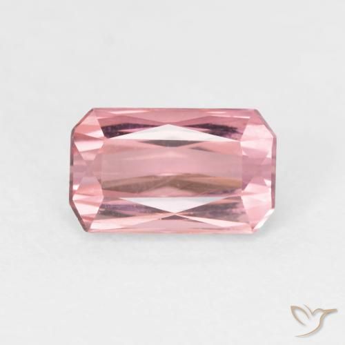 1.67ct Натуральный Жевательная резинка розовый Турмалин, Изумрудная огранка, VVS-VS