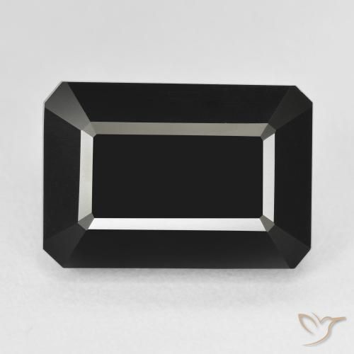 16.31ct Натуральный Шерл Турмалин, Октагон / Изумрудная Огранка, Непрозрачный, Photo A
