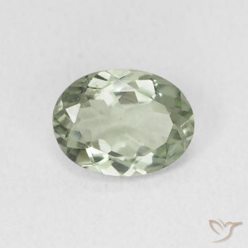 1.32ct Натуральный Светлый лесной зеленый Турмалин, Овал, Чистота VS