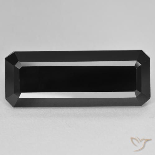 18.12ct Натуральный Шерл Турмалин, Изумрудная огранка, Непрозрачный