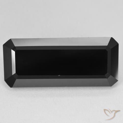 17.27ct Натуральный Шерл Турмалин, Изумрудная огранка, Непрозрачный