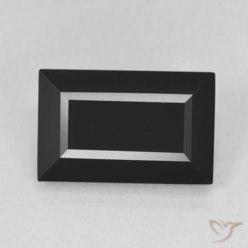 7.82ct Натуральный Шерл Турмалин, Огранка Багет, Непрозрачный