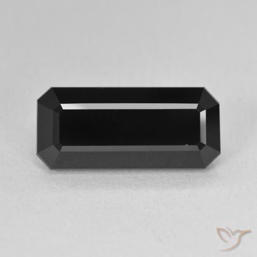 4.79ct Натуральный Шерл Турмалин, Изумрудная огранка, Непрозрачный