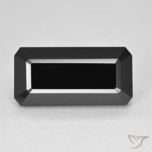 8.77ct Натуральный Шерл Турмалин, Изумрудная огранка, Непрозрачный