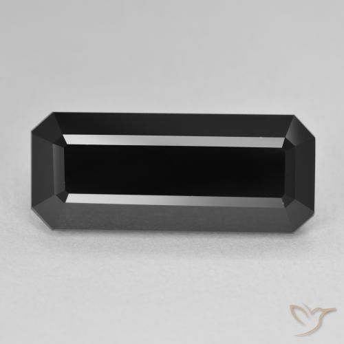10.94ct Натуральный Шерл Турмалин, Изумрудная огранка, Непрозрачный