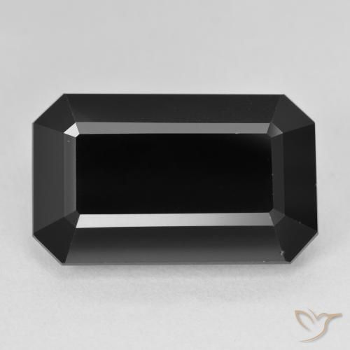 18.21ct Натуральный Шерл Турмалин, Изумрудная огранка, Непрозрачный