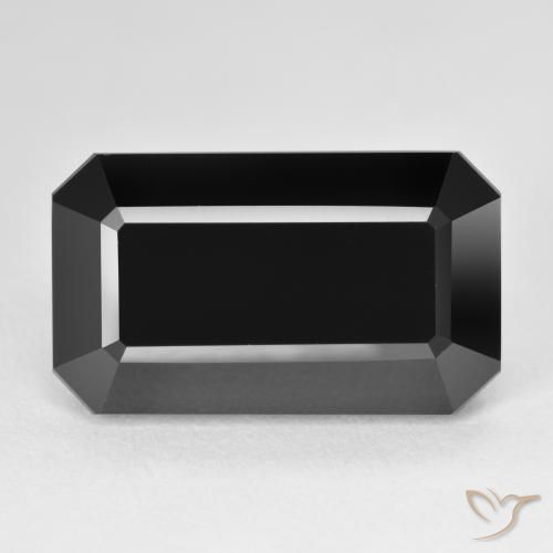 16.28ct Натуральный Шерл Турмалин, Изумрудная огранка, Непрозрачный