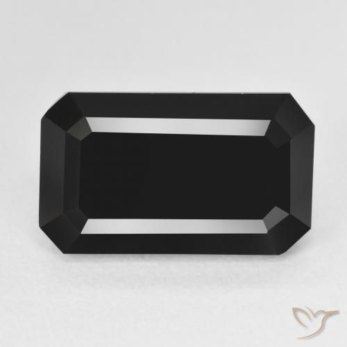 10.21ct Натуральный Шерл Турмалин, Изумрудная огранка, Непрозрачный