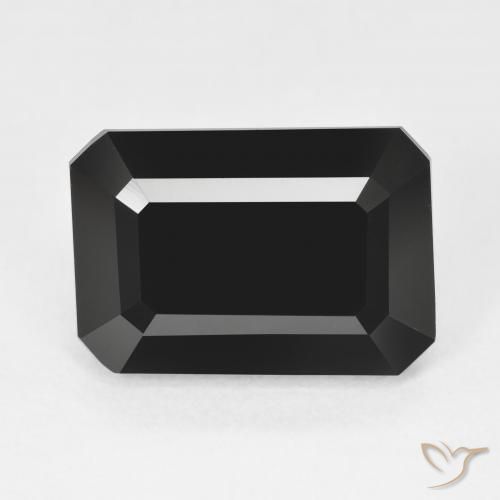 9.78ct Натуральный Шерл Турмалин, Изумрудная огранка, Непрозрачный
