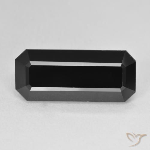 9.40ct Натуральный Шерл Турмалин, Изумрудная огранка, Непрозрачный