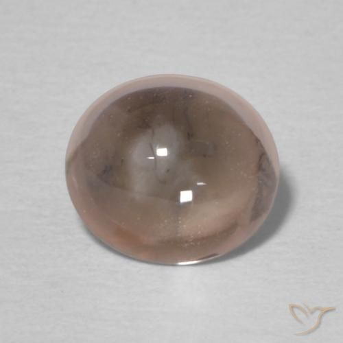 0.88ct Натуральный Оранжево-розовый Турмалин, Овал, Прозрачный