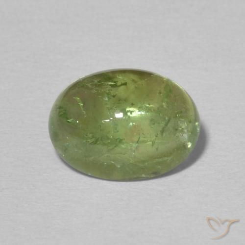1.99ct Натуральный Земля зеленый Турмалин, Овал, Прозрачный