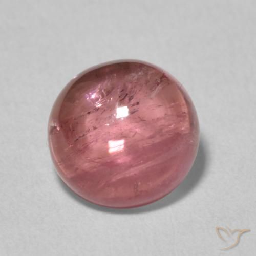 1.81ct Натуральный Насыщенный розовый Турмалин, Круглый, Прозрачный