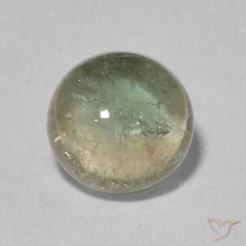 1.67ct Натуральный Многоцветный Турмалин, Круглый, Прозрачный