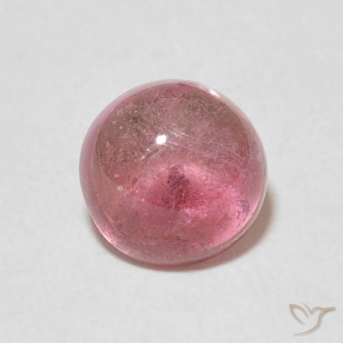 1.05ct Натуральный Темно-розовый Турмалин, Круглый, Прозрачный