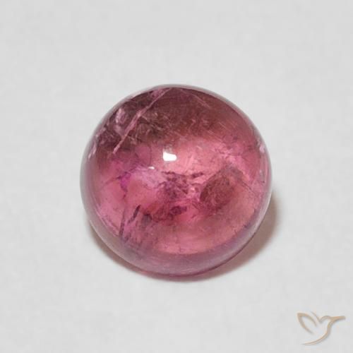 1.25ct Натуральный Средний розовый Турмалин, Круглый, Прозрачный