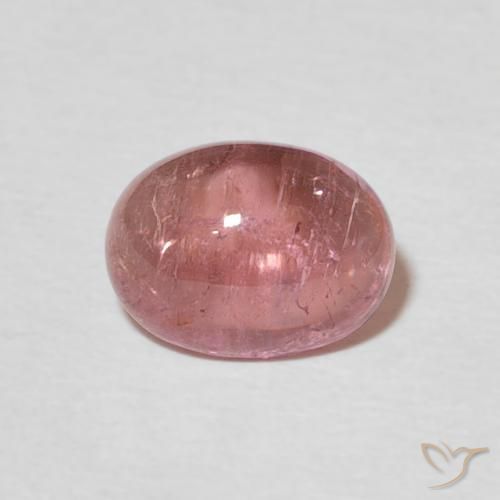1.55ct Натуральный Средний розовый Турмалин, Овал, Прозрачный