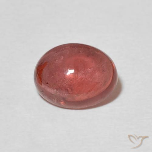 1.37ct Натуральный Малиново-розовый Турмалин, Овал, Прозрачный