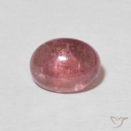 1.37ct Натуральный Medium Dark-Pink Турмалин, Овал, Прозрачный