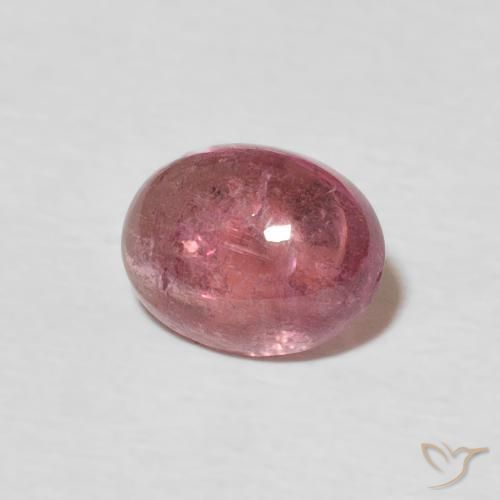 1.37 карата, натуральный Medium Dark-Pink Турмалин, Овал, Прозрачный