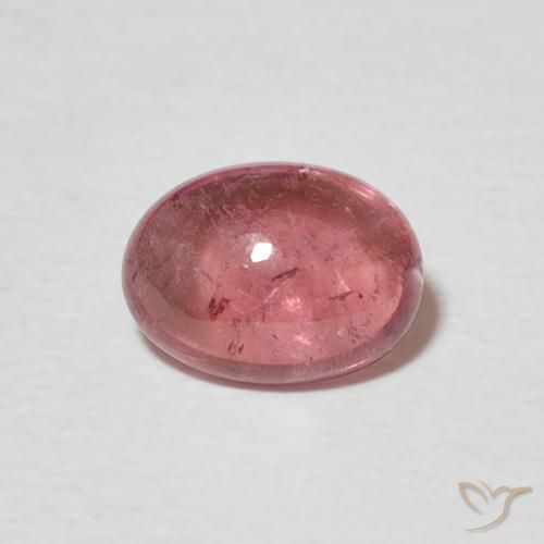 1.33ct Натуральный Пурпурно-красный Турмалин, Овал, Прозрачный