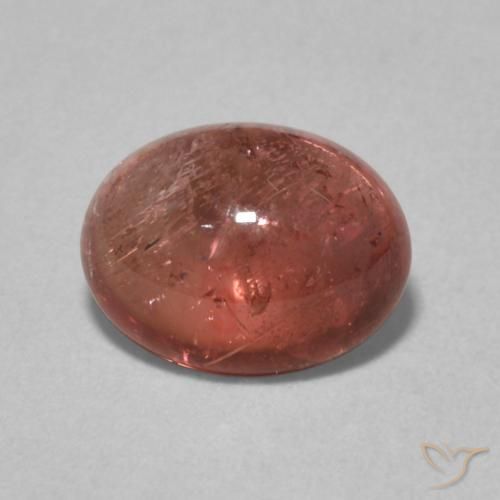 1.59ct Натуральный Средний красный Турмалин, Овал, Прозрачный