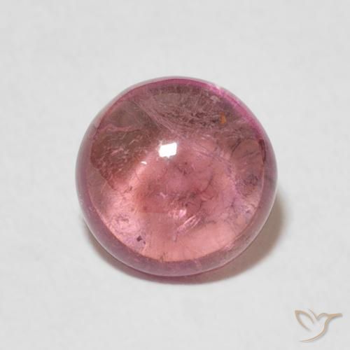 1.60ct Натуральный Светло-розовый Турмалин, Круглый, Прозрачный
