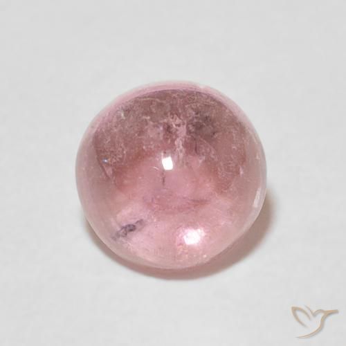 1.31ct Натуральный Средний розовый Турмалин, Круглый, Прозрачный