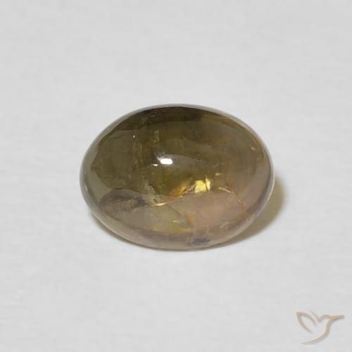 1.31ct Натуральный Светло-коричневый Турмалин, Овал, Прозрачный