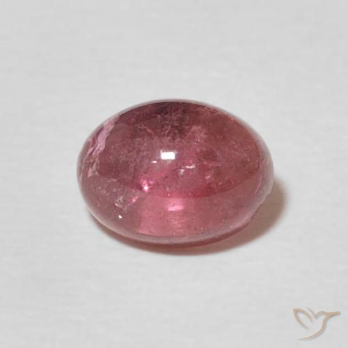 1.43ct Натуральный Пурпурно-вишнево-красный Турмалин, Овал, Прозрачный