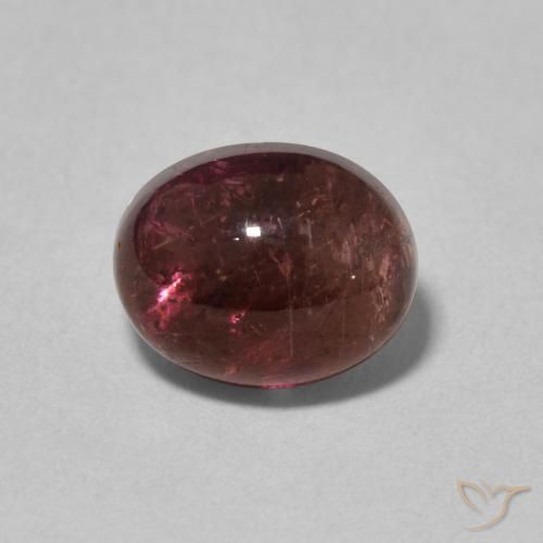 3.01ct Натуральный Красное вино Турмалин, Овал, Прозрачный