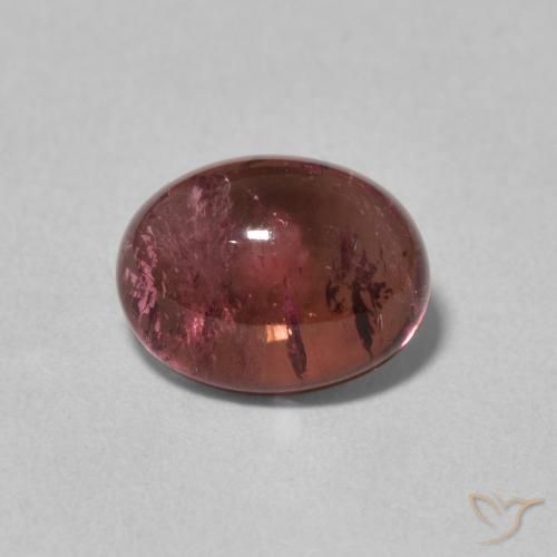 2.19ct Натуральный Темно-красное вино Турмалин, Овал, Прозрачный
