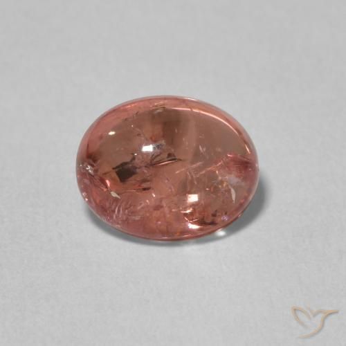1.98ct Натуральный Темно-розовый Турмалин, Овал, Прозрачный